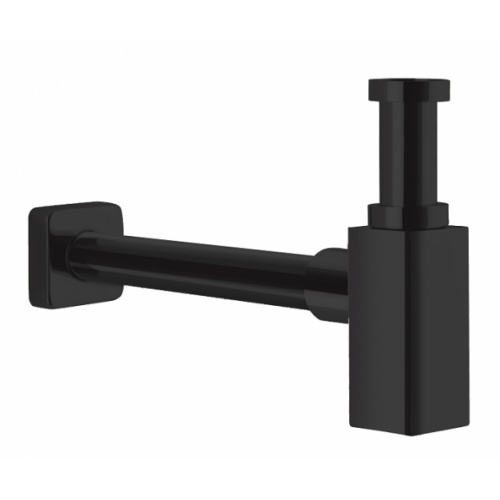 Siphon de lavabo laiton carré BLACKMAT Quadri - ONDYNA