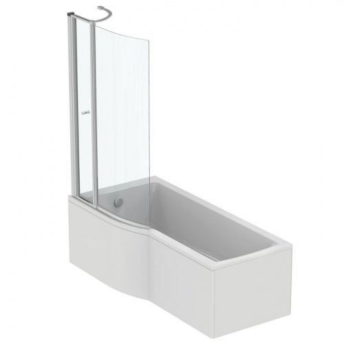 Baignoire-douche asymétrique CONNECT AIR - Version Gauche