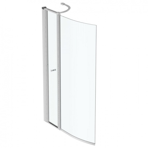 Pare-bain courbe avec volet Connect Air Idealstandard pare bain courbe connect air e1137eo 