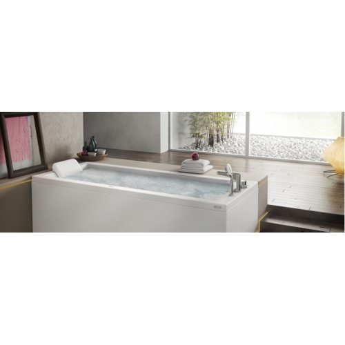 Baignoire balnéo Energy rectangulaire 160x70 - Tête à Droite - Base Energy whirlpool bath tapware header