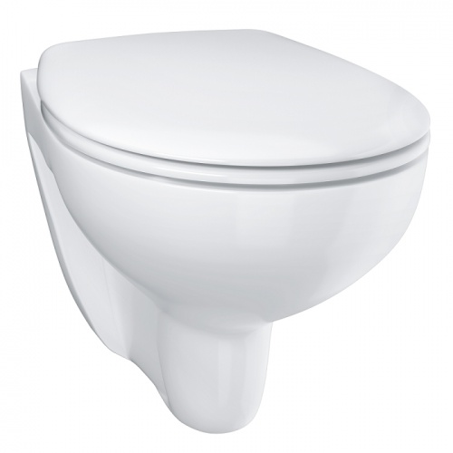 Pack WC Geberit UP320 + Cuvette GROHE sans bride Bau Ceramic + plaque sigma blanche Bau ceramic wc suspendu 39351000 001 01