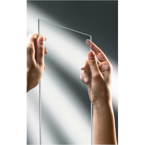 Paroi 1/4 de rond 2 portes coulissantes LUNES 2.0 R 100x100 cm - Transparent - Silver 1 verre transparent