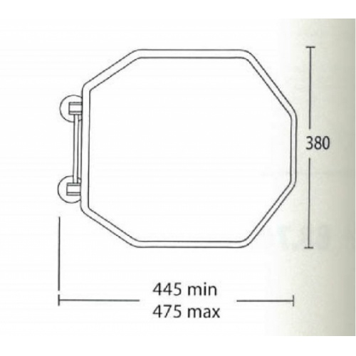 Cuvette WC noir avec réservoir haut rétro Ascott sortie horizontale 717