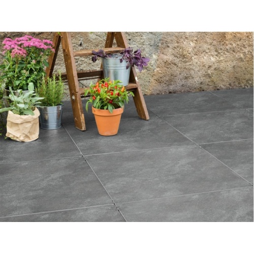 Dalles extérieur Atakama 2.0 60x60 cm Gris Foncé Dalle atakama grey