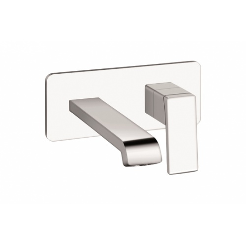 Mitigeur lavabo mural QUADRI S Chromé - Saillie 180 mm