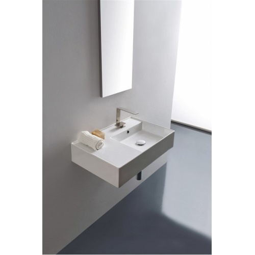 Vasque à poser ou suspendue TEOREMA 2.0 60 cm - Vasque à Droite Teorema2 5117 550x825