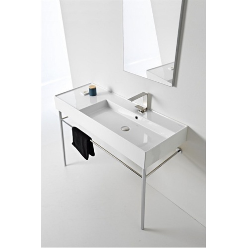 Vasque à poser ou suspendue TEOREMA 2.0 120 cm - Vasque à Droite 0 5122