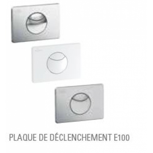 Plaque de déclenchement ViConnect E100 Villeroy et Boch - Chromé Brillant Plaque declenchement e100