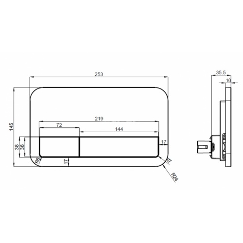 Pack Bâti autoportant ViConnect + Cuvette sans bride SUBWAY 2.0 avec plaque E200 Blanc Viconnect e200 92249069