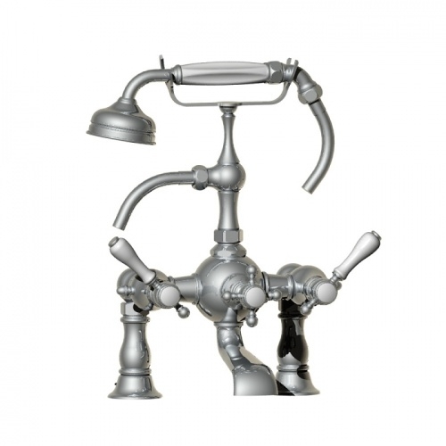 Mélangeur bain/douche sur gorge Victoria Nickel brillant - 01.435 NB