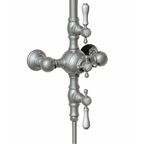 Colonne de douche thermostatique Julia Nickel brillant - 01.744 NB 01 744 zoom mitigeur