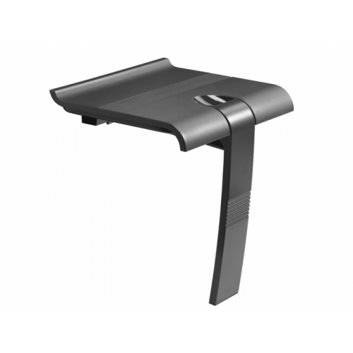 Siège de douche adaptée PMR et Séniors escamotable Arsis - Gris Anthracite