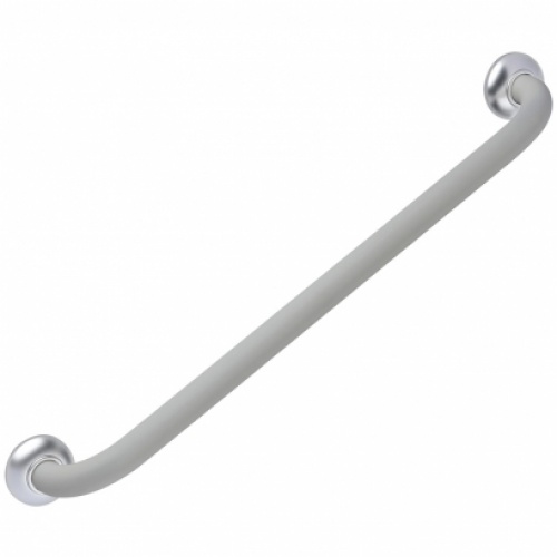 Barre d'appui droite SOFT adaptée PMR et Séniors - 600mm - Gris