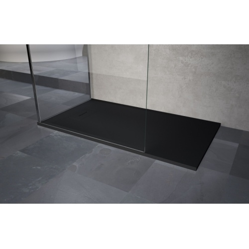 Receveur Extraplat NOVOSOLID Noir Mat 80x80 cm Novosolid Noir