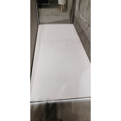 Receveur rectangulaire CUSTOM TOUCH Blanc Mat - Hauteur 3.5 cm - 100x80 cm CUSTOM TOUCH Blanc