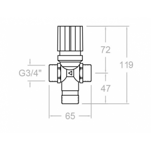 Pre-mélangeur Thermostatique Ref 733 Pré-mélangeur 733