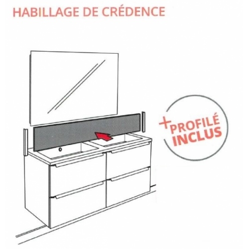 Crédence DECOFAST Parement - 1200x400 mm Habillage crédence DECOFAST