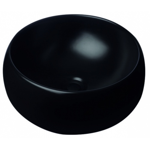 Meuble simple vasque FABRIK 104 cm Origine Chêne brut Vasque-bol-Galet-noir1-600x507