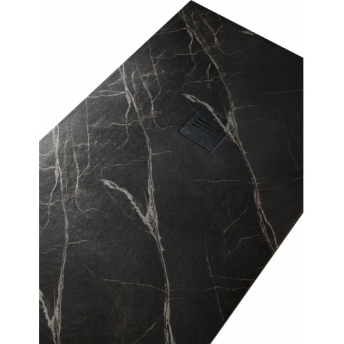 Receveur de douche MIRAGE Marbre Noir - 70x100 cm Mirage Marquina détouré