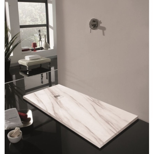 Receveur de douche MIRAGE Marbre Blanc - 70x100 cm Mirage Marbre Blanc Amb 