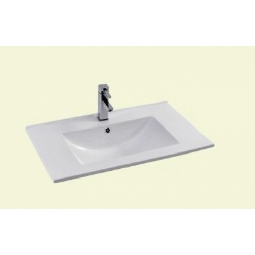 Meuble NEPTUNE Bois Clair 80 cm avec miroir LITE Lava 80cm