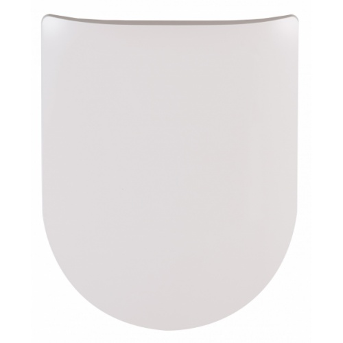Abattant WOOD Slim Blanc Brillant - Descente Manuelle