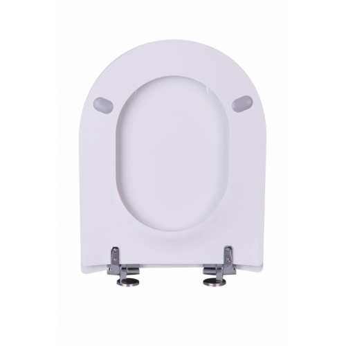 Abattant WOOD Slim Blanc Brillant - Descente Manuelle WOOD Slim Blanc Brillant (2)