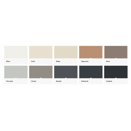 Option couleur pour la grille de vidage Palette de couleur CENTURIA