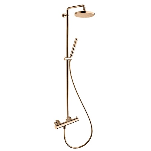 Colonne de douche thermostatique TRIVERDE Or Rose