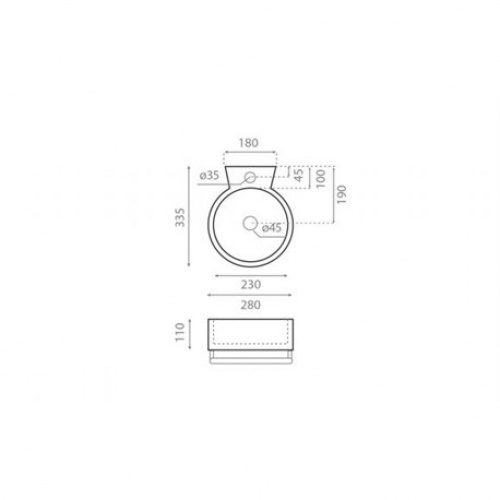 Lave-mains SHERRY avec porte serviette sherry-4905-280x335-mm-sans-trop-plein (1)