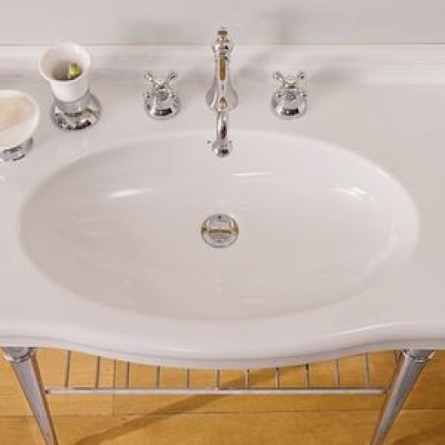 Vasque avec console CASTELLANA - 70 cm CASTELLANA Dessus