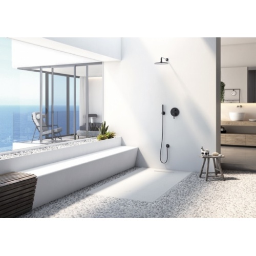 Receveur de douche souple SolidSoft LINEAR DRAIN Blanc 90x120 cm Linear Drain Blanc Ambiance