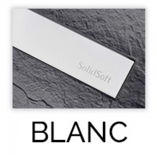 Supplément Grille couleur Solid-Soft Linear Drain - Blanc Mat
