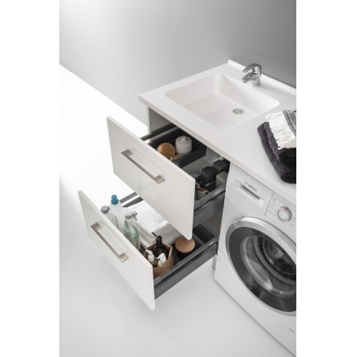 Meuble sous-vasque et emplacement lave-linge Cristal Anthracite HD_LAVE_LINGE_Détail_RVB