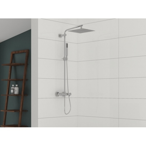 Cabine de douche BROOKLYN 90x90 cm - Porte pivotante Aquazen