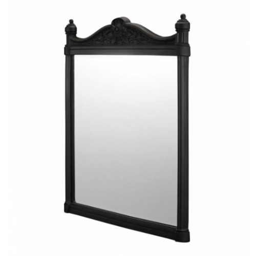 Miroir Rétro Aluminium Noir - 550x750 mm