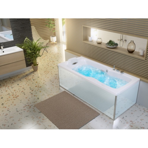 Baignoire balnéo KINEPLUS KIETUDE 180x80 cm - Tête à Gauche