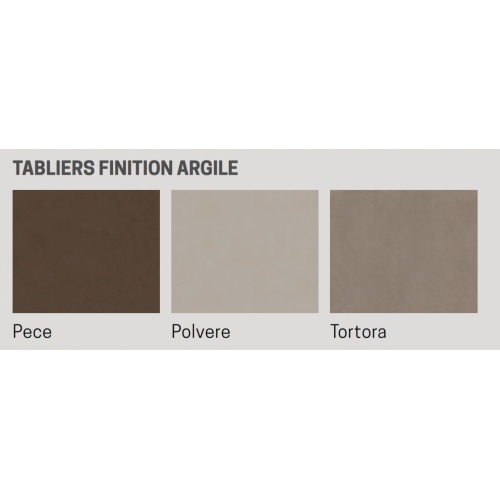 Tablier de Face + 1 latéral SENSE 2.0 180x80 Argile Polvere Tablier Argile Tablier de Face + 1 latéral SENSE 2.0 180x80 Argile Polvere Tablier Argile