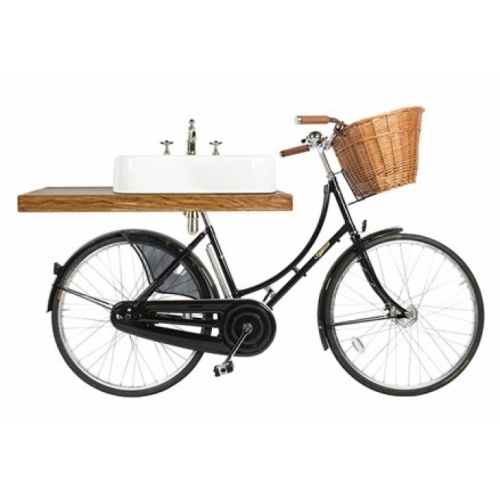 Lavabo bicyclette Pashley avec étagère en Bois bicycle_w439_h439