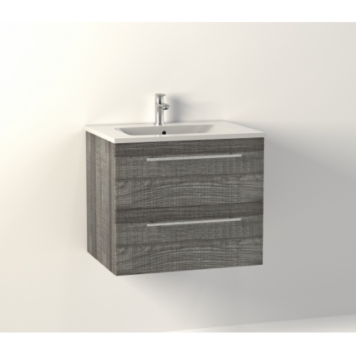 Meuble NEPTUNE Storm 60 cm - Miroir Slim NewCascade-60-storm