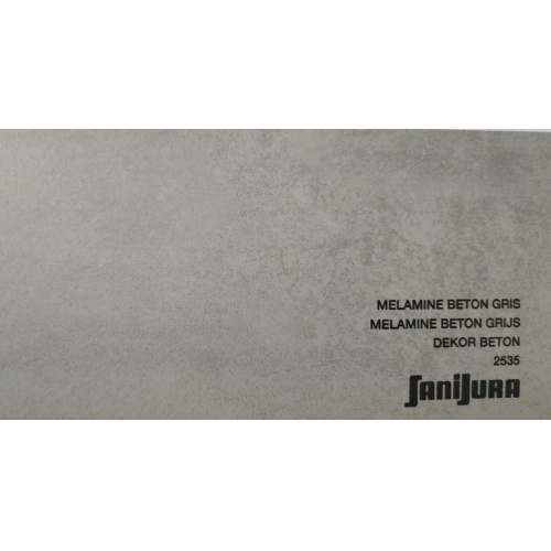 Meuble double vasque NOLITA Gris Béton 120cm - Sans miroir** Béton SANIJURA