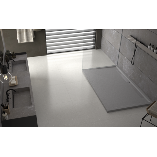 Receveur de douche CANTO LATERAL Ciment - 80x120 cm CANTO LATERAL CEMENTO