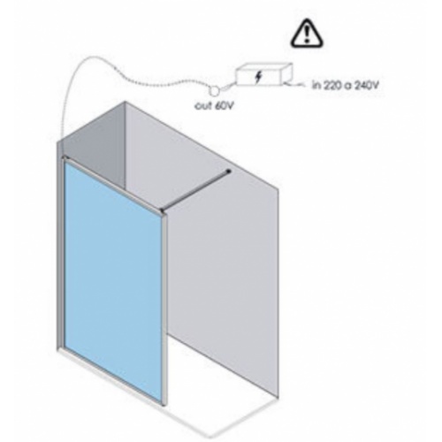 Paroi de douche NORDIC FN-2001 ECLIPTEK ECLIPTEK Schéma