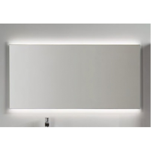 Meuble sdb suspendu ROMA Bois et Blanc - Compo 10 Miroir S120ST