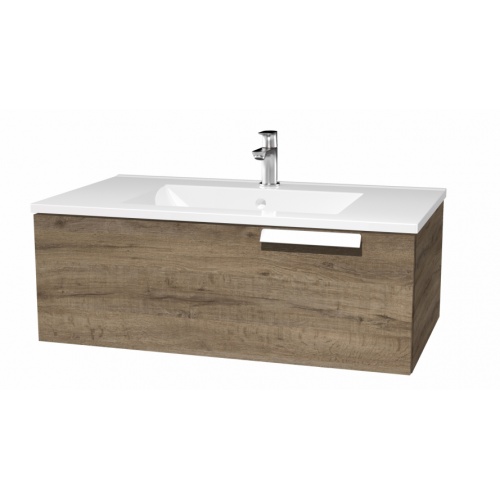 Ensemble meuble de salle de bains décalé INFINI 80cm Pitaya INFINI 1T 80_Pitaya