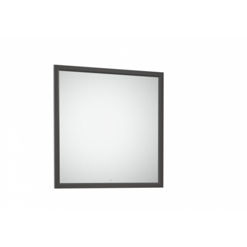 Meuble de salle de bain ROMEA Gris Mat Foncé avec Miroir - 80 cm A812383417