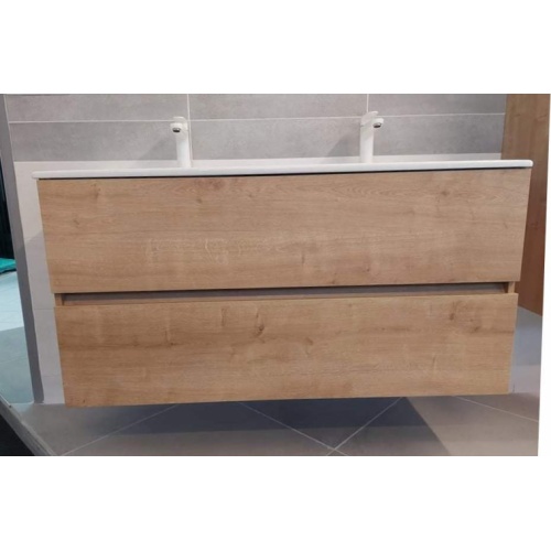 Meuble double vasque NOLITA Chêne Arlington 120cm - Sans miroir* NOLITA Chalons (1)
