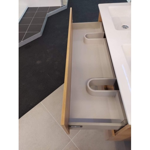 Meuble double vasque NOLITA Chêne Arlington 120cm - Sans miroir* NOLITA Chalons (2)