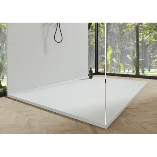 Receveur de douche NOVA Basalte - 100x140 cm NOVA McBath Blanc (1)