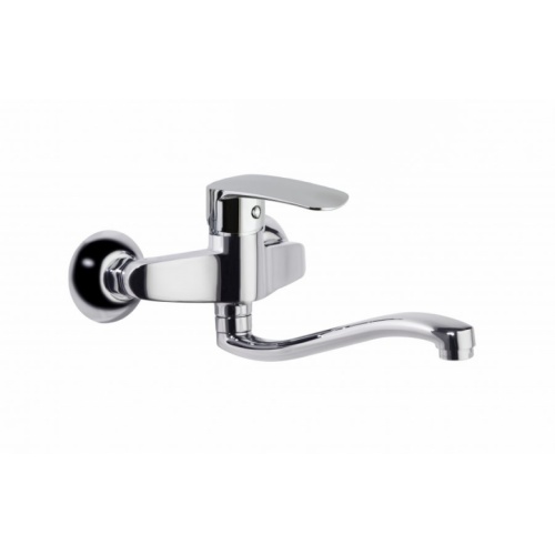 Mitigeur mural NEW FLY Chromé bec orientable 225 mm